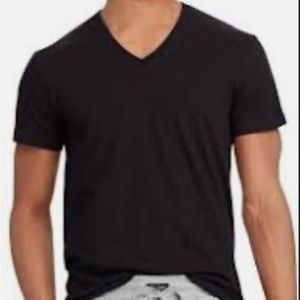 Two black b neck t shirt